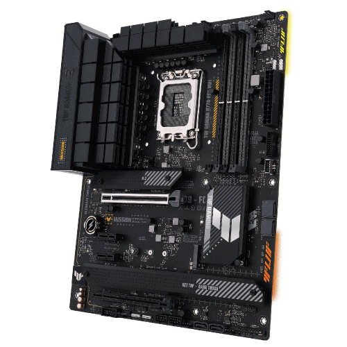 ASUS TUF GAMING H770-PRO WIFI - Scheda madre - ATX - zoccolo LGA1700 - H770 Chipset - USB 3.2 Gen 1, USB 3.2 Gen 2, USB4, USB-C 3.2 Gen 2x2, USB-C 3.2 Gen 1 - 2.5 Gigabit LAN, Wi-Fi 6, Bluetooth - scheda grafica (richiesta CPU) - HD Audio (8 canali)